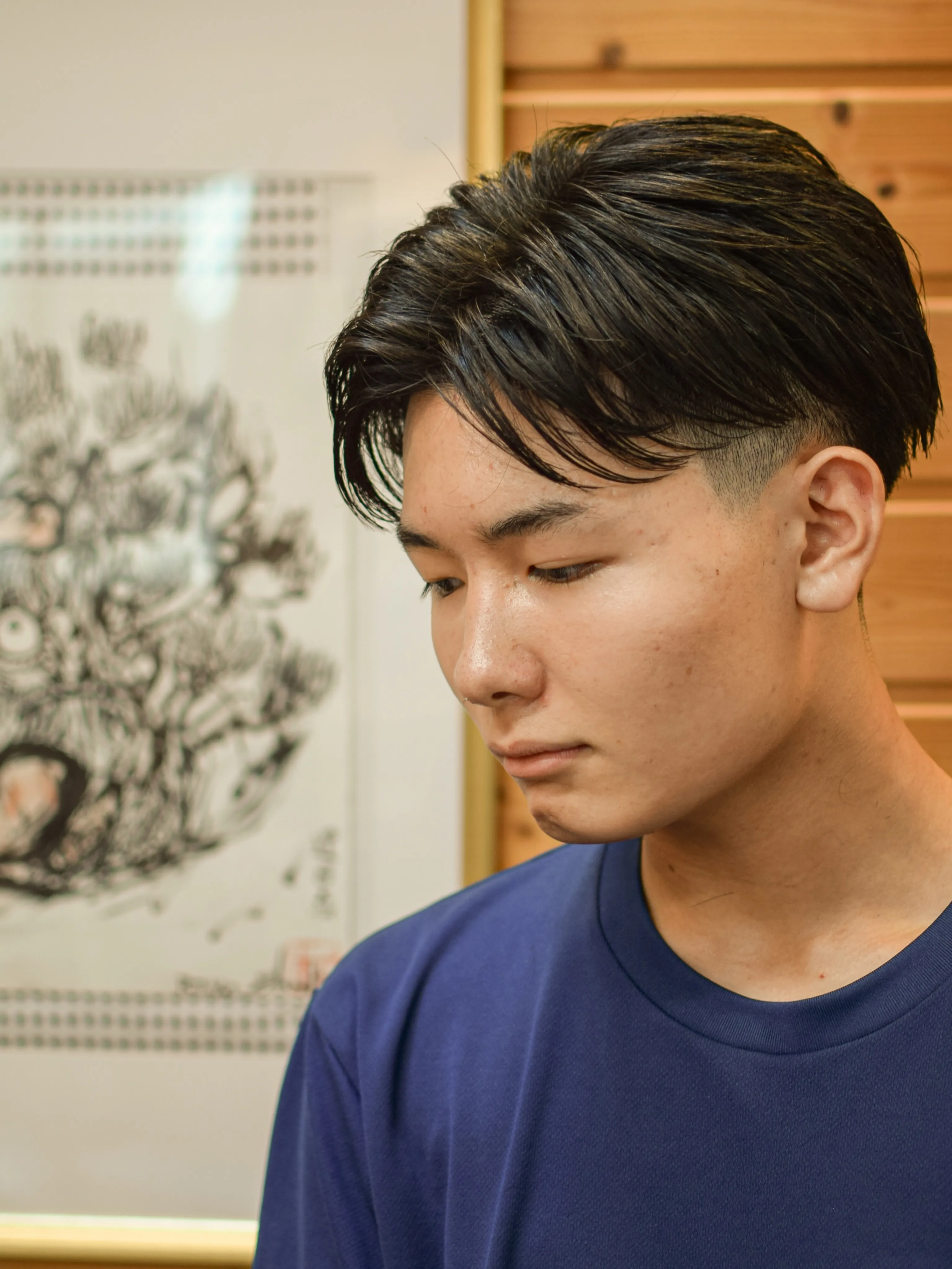 センターパート✂️