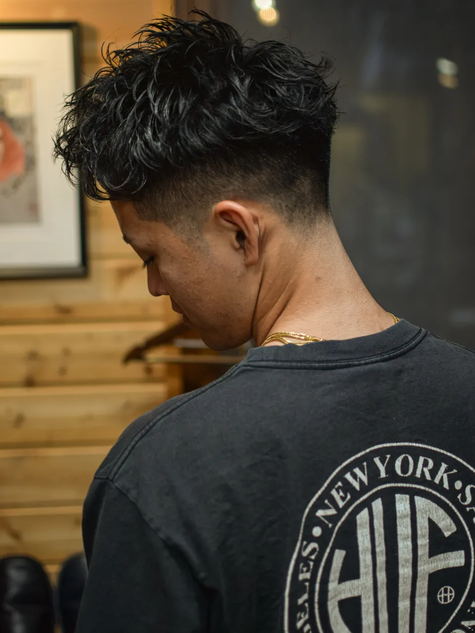 スパイキーショートパーマ💇