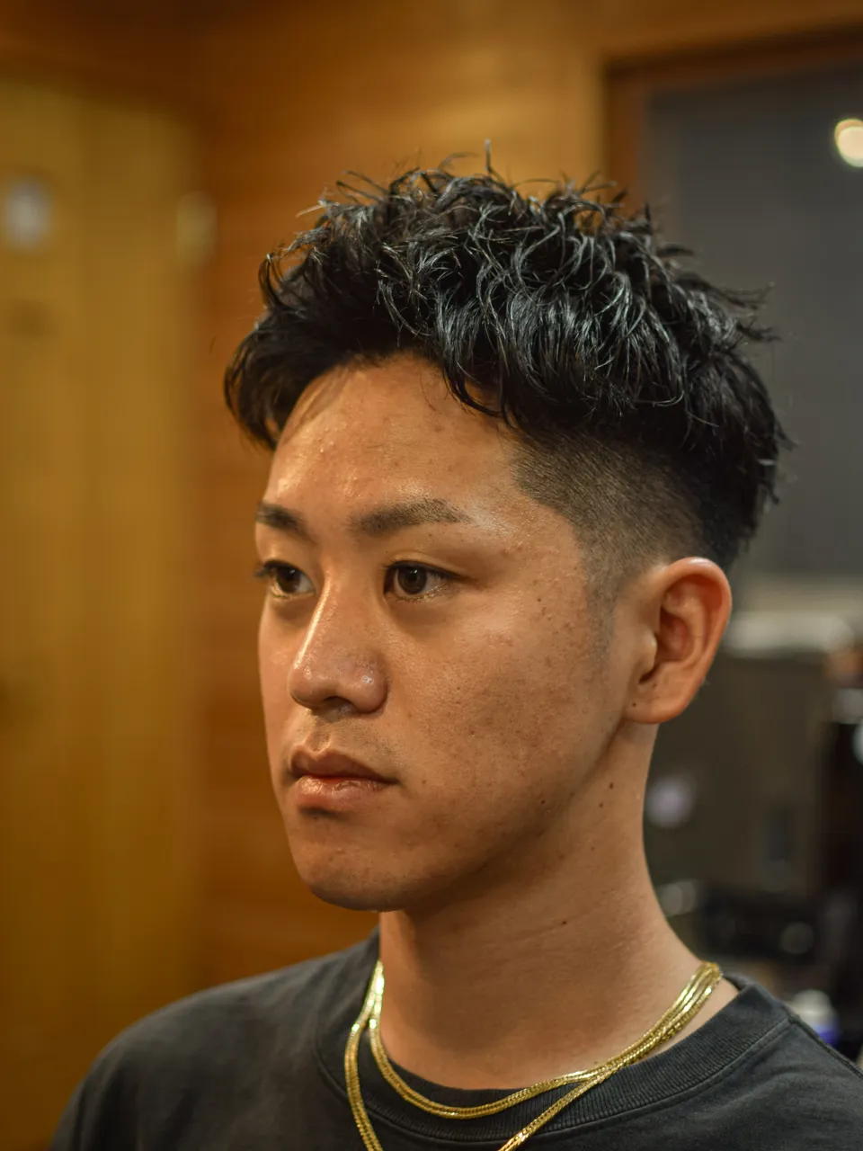 スパイキーショートパーマ💇