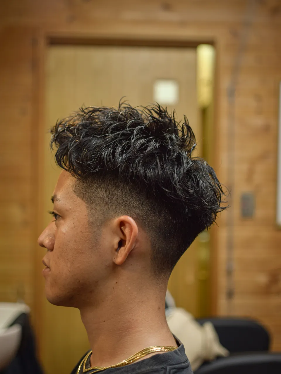 スパイキーショートパーマ💇