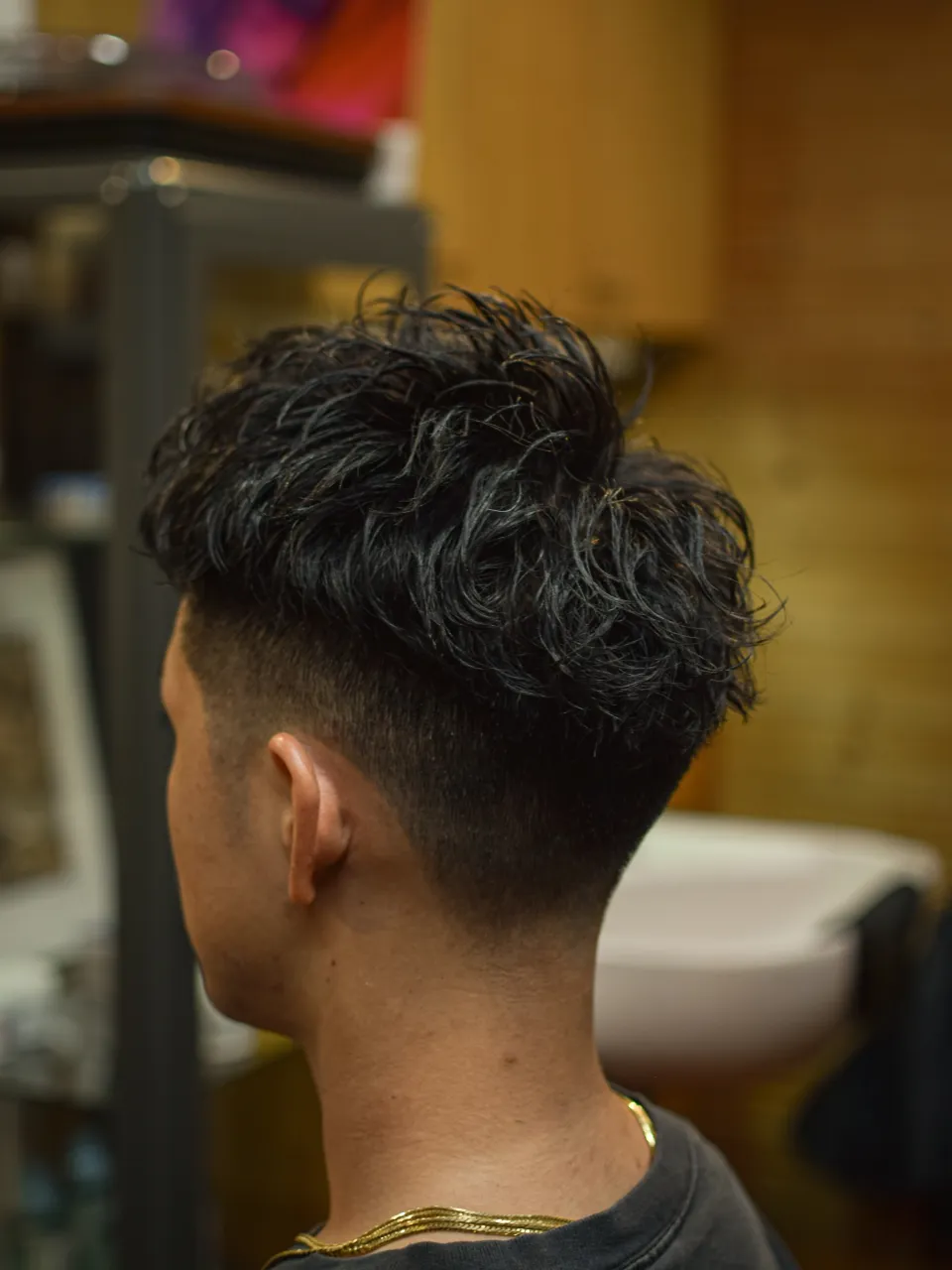 スパイキーショートパーマ💇